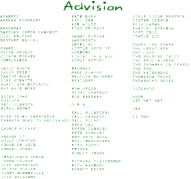 Advision Studios client list