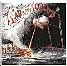Jeff Wayne's War of the Worlds artwork from Advision Studios