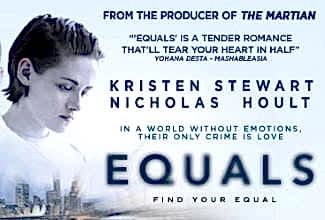 ADR with link to U.S. facility via Source-Connect. Picture sync via audio LTC. Project artwork for Equals, part of The Sound Company's voice recording and audio post portfolio