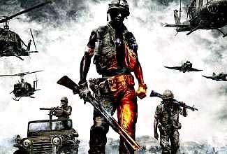 Video game dialogue recording. Project artwork for Battlefield Bad Company, part of The Sound Company's voice recording and audio post portfolio