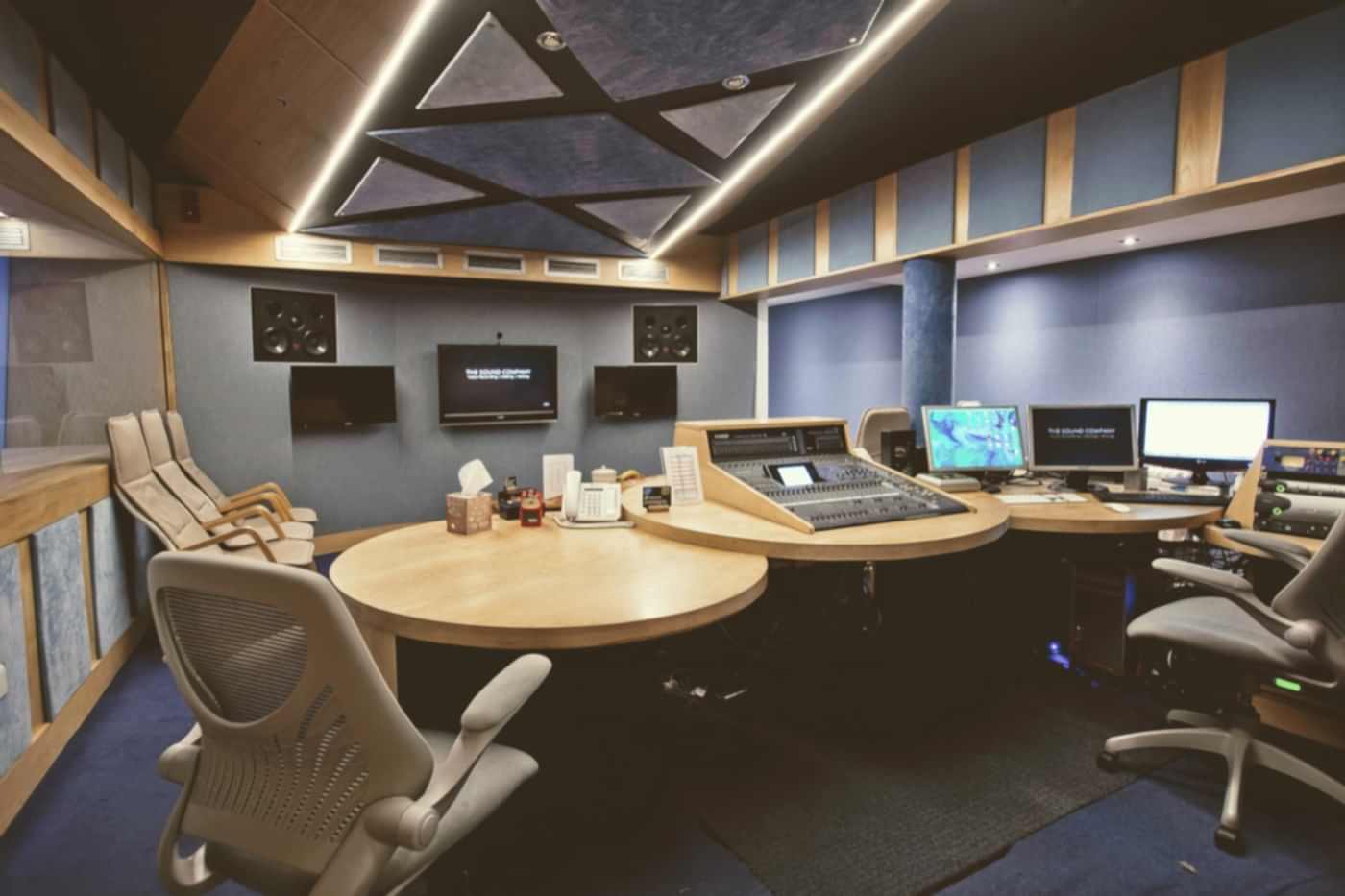 Studio 1 at The Sound Company for radio days and interview sessions