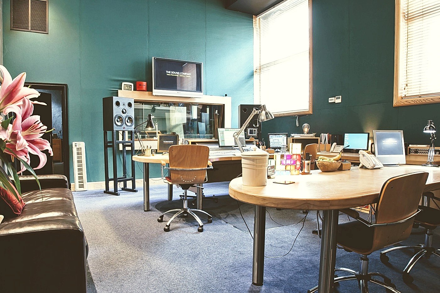 Studio 3 control room used for ADR at The Sound Company