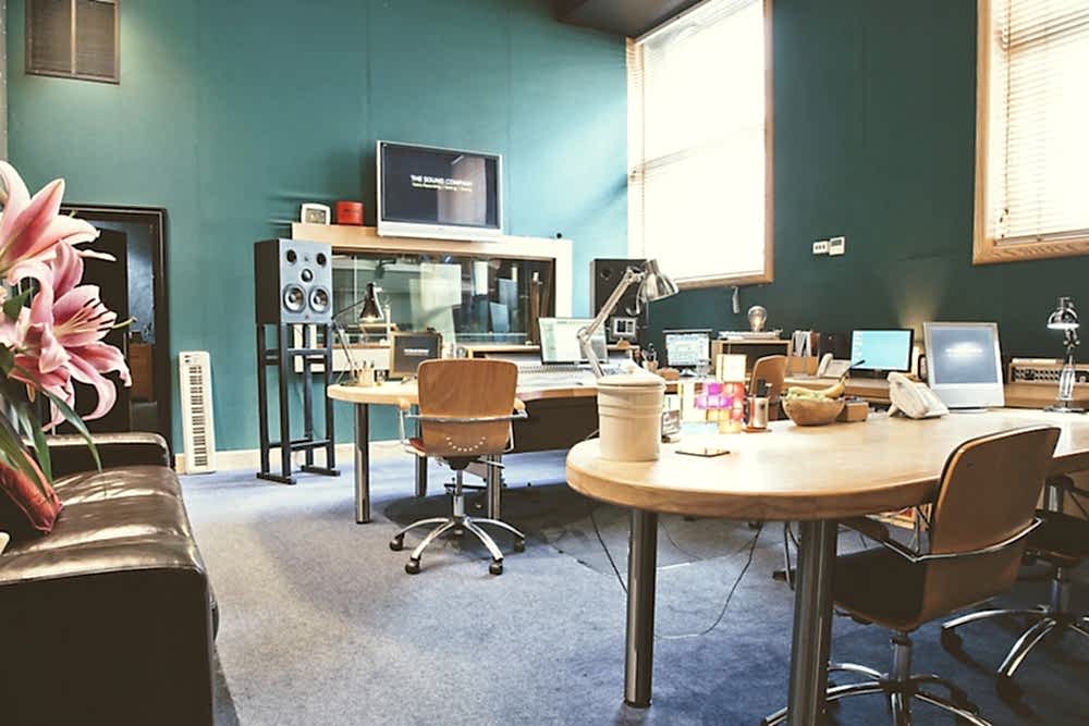 Studio 3 at The Sound Company for radio links, commentary and podcast recording