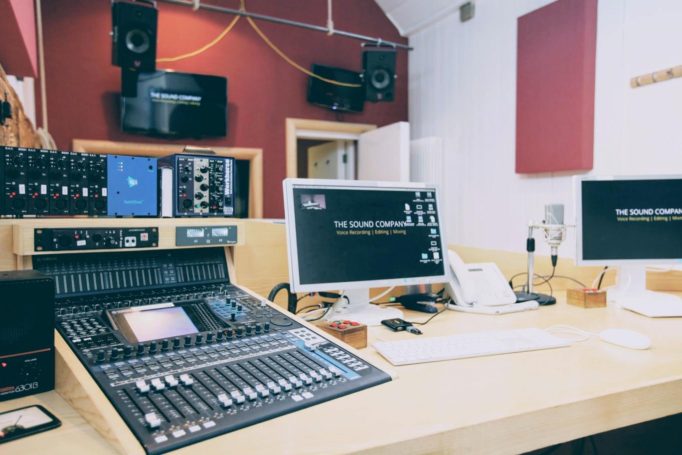 Studio 5 control room at The Sound Company